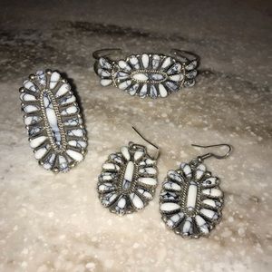 SOLD Navajo Squash Blossom Set